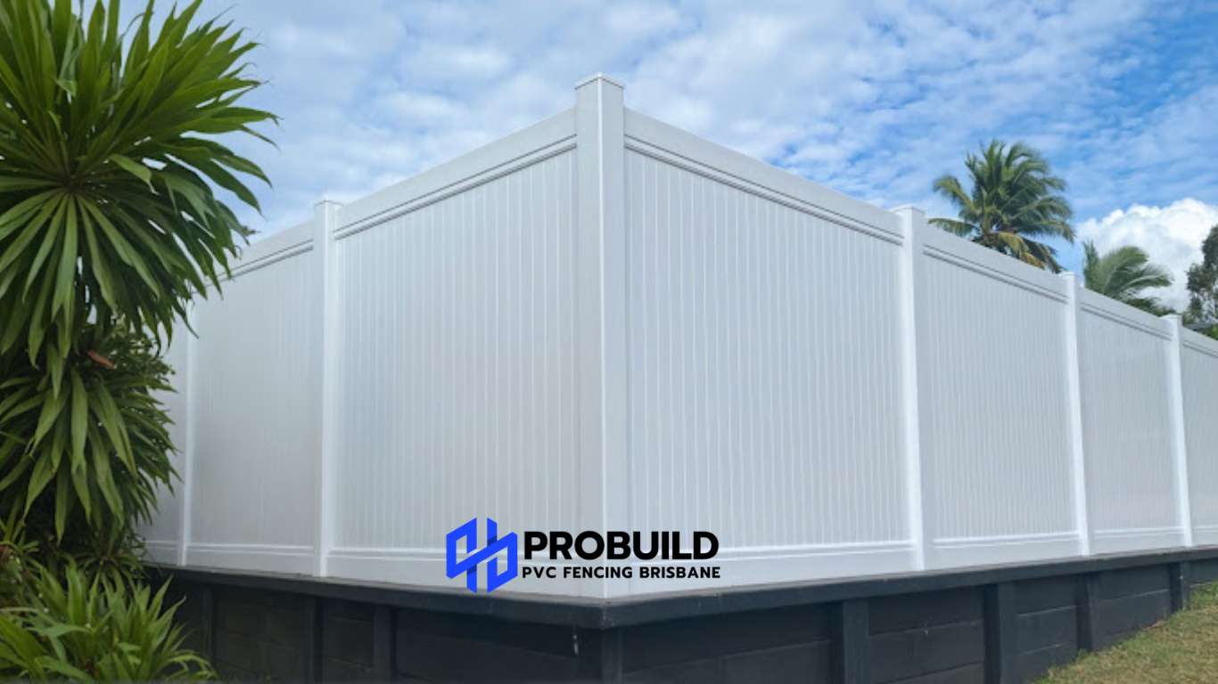 Picket Top Semi-Privacy PVC Fence Sydney